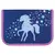 Пенал TIGER FAMILY с наполнением, 1 отд., отк.план., 23 предм., Rainbow Horse, 20х14х4 см, 228919, TGET-016C1, фото 2