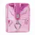 Пенал-косметичка ЮНЛАНДИЯ, прозрачный полиуретан, Glossy, розовый, 20х5х6 см, код_1С, 228984, фото 7