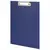 Доска-планшет STAFF с прижимом А4 (225х316 мм), картон/бумвинил, синяя, 229052, фото 1