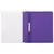 Скоросшиватель пластиковый STAFF, А4, 100/120 мкм, фиолетовый, 229237, фото 2