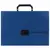 Портфель пластиковый STAFF А4 (330х235х36 мм), 7 отделений, индексные ярлыки, синий, 229242, фото 1