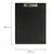 Доска-планшет STAFF с прижимом А4 (315х235 мм), пластик, 1 мм, черная, 229223, фото 5