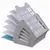 Лоток для бумаг веерный BRAUBERG-SMART, 7-ми секционный, сетчатый, серый, 231144, фото 7