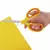 Ножницы BRAUBERG &quot;Extra&quot; 155 мм, классической формы, ребристые резиновые вставки, оранжево-желтые, 236450, фото 9