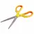 Ножницы BRAUBERG &quot;Extra&quot; 185 мм, классической формы, ребристые резиновые вставки, оранжево-желтые, 236451, фото 7