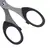 Ножницы ГВАРДИЯ, 160 мм, классической формы, чёрные, 2-х сторонняя заточка, 236931, фото 5