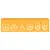 Канцелярский детский набор ЮНЛАНДИЯ &quot;ЦЫПЛЕНОК&quot;, 4 предмета: подставка, линейка со скрепками, ножницы, ластик, цвет желтый, блистер, 236959, фото 10