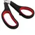 Ножницы ГВАРДИЯ &quot;Soft Grip&quot;, 190 мм, резиновые вставки, чёрно-красные, 3-х сторонняя заточка, 236928, фото 5