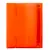 Тетрадь на кольцах А5 (175х220 мм), 120 л., пластиковая обложка, клетка, с фиксирующей резинкой, BRAUBERG, оранжевый, 403571, фото 7
