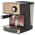 Кофеварка рожковая POLARIS PCM 1527E, 850 Вт, объем 1,5 л, 15 бар, ручной капучинатор, бежевый, фото 1