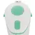 Термопот ECON ECO-250TP, 600 Вт, 2,5 л, ручной насос, пластик, белый/зеленый, фото 5