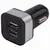 Зарядное устройство автомобильное SONNEN, 2 порта USB, выходной ток 2,1А, черное-белое, 454796, фото 1
