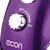 Отпариватель ECON ECO-BI1702S, 1700 Вт, пар 40 г/мин, резервуар 1,5 л, 2 режима, 2 насадки, фиолетовый, фото 3
