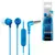 Наушники с микрофоном (гарнитура) SONY MDR-EX15AP, проводные, 1,2 м, вкладыши, стерео, голубые, MDREX15APLI.CE7, фото 1