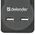 Сетевой фильтр DEFENDER DFS 753, 5 розеток, 2 разъема USB, 3 м, черный, 99753, фото 3