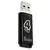 Флэш-диск 4 GB, SMARTBUY Glossy, USB 2.0, черный, SB4GBGS-K, фото 2