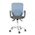 Кресло &quot;Эрго-элегант&quot;, СН-9801, с подлокотниками, комбинированное (серое/синее), 1102198, фото 3