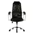 Кресло офисное МЕТТА &quot;BK-8CH&quot;, ткань-сетка, хром, черное, фото 3