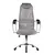 Кресло офисное МЕТТА &quot;BK-8CH&quot;, ткань-сетка, хром, светло-серое, фото 3