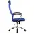 Кресло офисное МЕТТА &quot;BK-8CH&quot;, ткань-сетка, хром, синее, фото 2