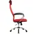 Кресло офисное МЕТТА &quot;BK-8CH&quot;, ткань-сетка, хром, красное, фото 2