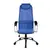 Кресло офисное МЕТТА &quot;BK-8CH&quot;, ткань-сетка, хром, синее, фото 3