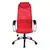 Кресло офисное МЕТТА &quot;BK-8CH&quot;, ткань-сетка, хром, красное, фото 3