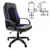 Кресло офисное BRABIX &quot;Strike EX-525&quot;, экокожа черная, ткань черная/синяя, TW, 531380, фото 1