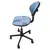 Кресло детское КР09Л, без подлокотников, голубое с рисунком, КР01.00.09Л-110, фото 2