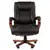 Кресло офисное CH 503, нагрузка до 180 кг, кожа, дерево, черное, фото 3