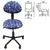 Кресло детское КР09Л, без подлокотников, синее с рисунком, КР01.00.09Л-111, фото 1