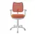 Кресло CH-W797/OR/GIRAFFE с подлокотниками, оранжевое с рисунком, пластик белый, фото 3