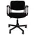 Кресло КР08, с подлокотниками, черное, КР01.00.08-101, фото 3
