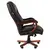 Кресло офисное CH 503, нагрузка до 180 кг, кожа, дерево, черное, фото 2