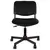 Кресло КР09, без подлокотников, кожзаменитель, черное, КР01.00.09-201, фото 3