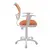 Кресло CH-W797/OR/GIRAFFE с подлокотниками, оранжевое с рисунком, пластик белый, фото 2