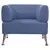 Кресло мягкое &quot;Норд&quot;, &quot;V-700&quot;, 820х720х730 мм, c подлокотниками, экокожа, голубое, фото 2