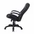 Кресло компьютерное VIKING-9/BLACK, подушка, экокожа/ткань, черное, фото 4