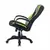 Кресло компьютерное VIKING-9/BL+SD, подушка, экокожа/ткань, черное/зеленое, фото 5