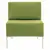 Кресло мягкое &quot;Хост&quot; М-43, 620х620х780 мм, без подлокотников, экокожа, светло-зеленое, фото 2