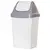 Ведро-контейнер 50 л, с крышкой (качающейся), для мусора, &quot;Свинг&quot;, 74х40х35 см, серое, IDEA, М2464, фото 3