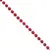 Бусы елочные ЗОЛОТАЯ СКАЗКА, диаметр 4 мм, длина 2,7 м, красные, 591140, фото 3