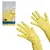 Перчатки хозяйственные резиновые VILEDA &quot;Контракт&quot; с х/б напылением, размер XL (очень большой), желтые, 102588, фото 1