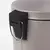 Ведро-контейнер для мусора (урна) с педалью ЛАЙМА &quot;Classic&quot;, 20 л, серое, матовое, металл, со съемным внутренним ведром, 604946, фото 3