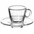 Набор кофейный на 6 персон (6 чашек объемом 72 мл, 6 блюдец), стекло, &quot;Aqua&quot;, PASABAHCE, 95756, фото 1