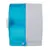 Диспенсер для туалетной бумаги в стандартных рулонах, КРУГЛЫЙ, тонированный голубой, ЛАЙМА, 605045, фото 3