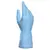 Перчатки латексные MAPA Vital Eco 117, хлопчатобумажное напыление, размер 8 (M), синие, фото 1