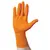 Перчатки нитриловые с удлиненной манжетой, КОМПЛЕКТ 25 пар, размер M(средние), оранж., E105-0x-Orange, фото 4