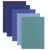 Цветной фетр для творчества, А4, ОСТРОВ СОКРОВИЩ, 5 листов, 5 цветов, толщина 2 мм, оттенки синего, 660641, фото 2