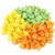 Бусины для творчества &quot;Цветы&quot;, 10 мм, 30 грамм, желтые, оранжевые, зеленые, ОСТРОВ СОКРОВИЩ, 661244, фото 2